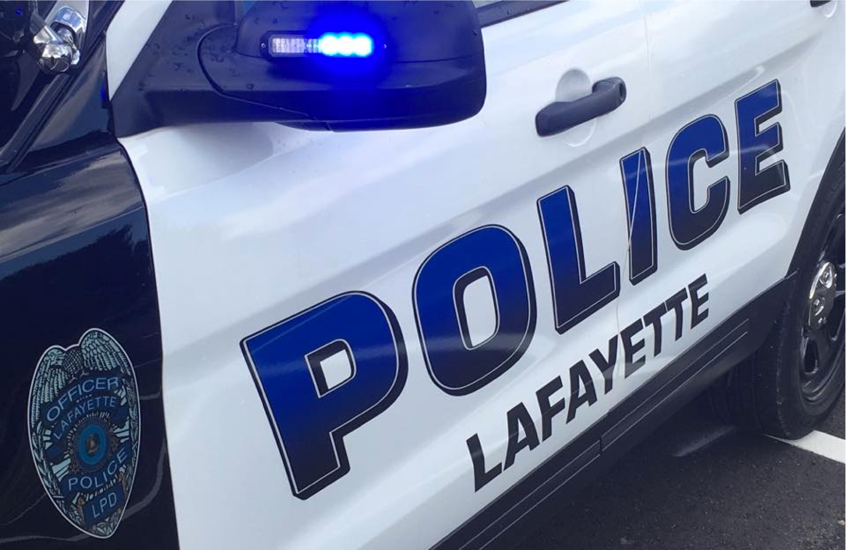 Lafayette Police Vehicle